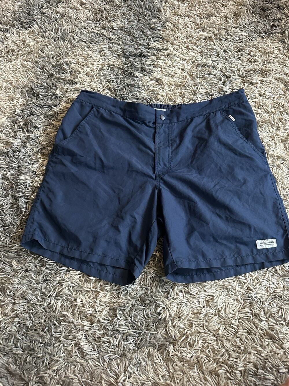 Banks Journal Men's Navy Blue Keiki Walkshorts Size 36